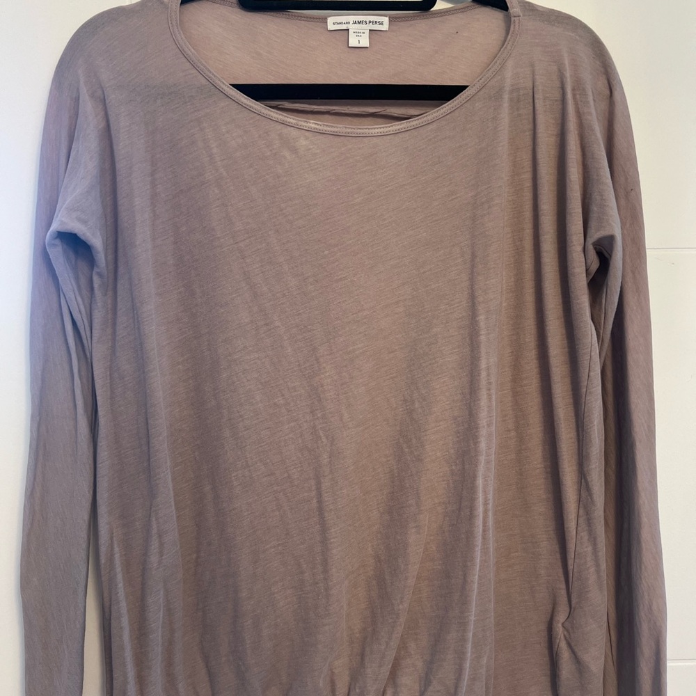 James Perse Women's Purple Top